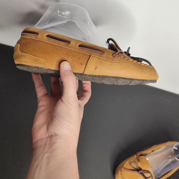 Woolrich Women's Elk and Leather fur lined moccasin size 7 - Picture 8 of 10